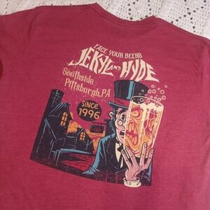 Dive Bar Shirt Club L Tee Shirt Jekyl & Hyde Brewery Red Beer Discontinued Rare